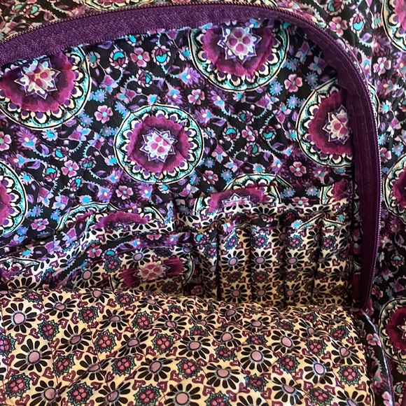 Vera Bradley Purple Paisely Backpack - Picture 5 of 6